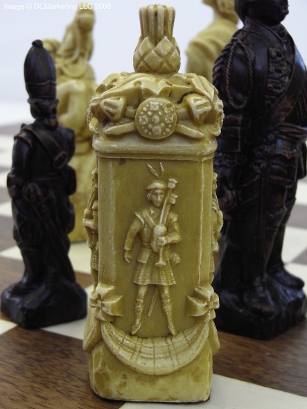 Battle of Culloden Plain Theme Chess Set